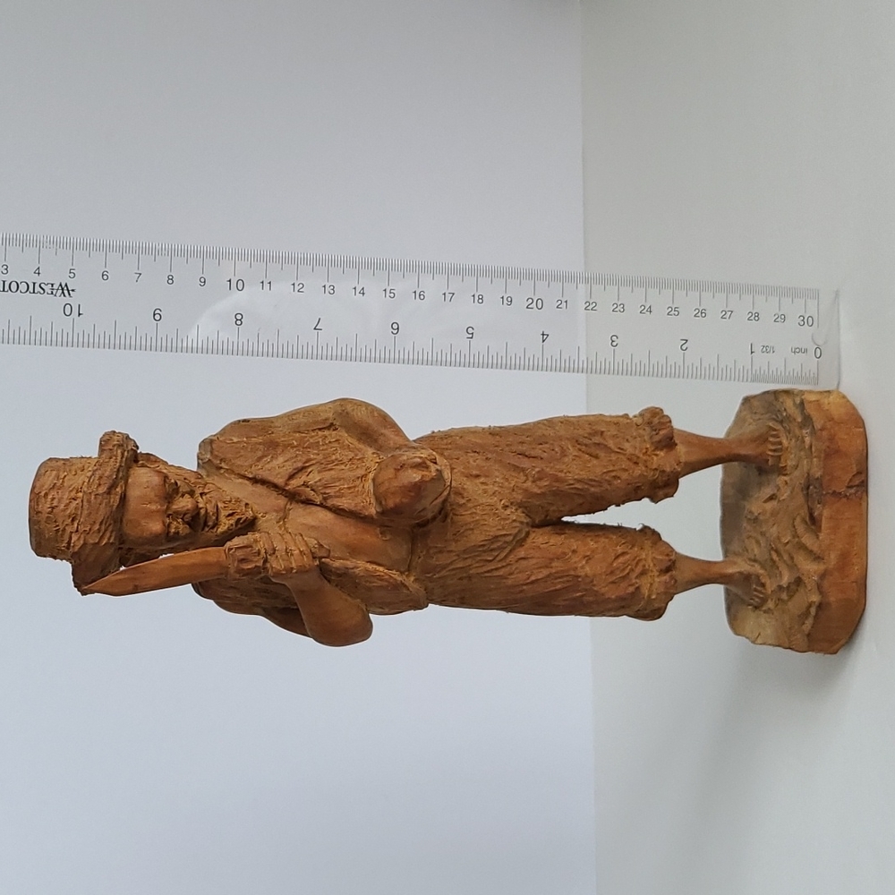 Vintage wooden sculpture